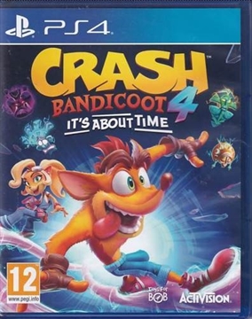 Crash Bandicoot 4 it's about time - PS4 (A Grade) (Genbrug)